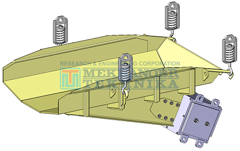 Vibrating feeder with electric-magnetic drive PE 12х20 рис.0